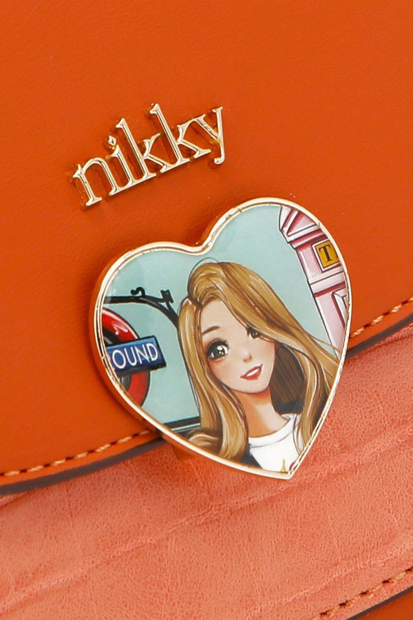 Nikky Orange Purse