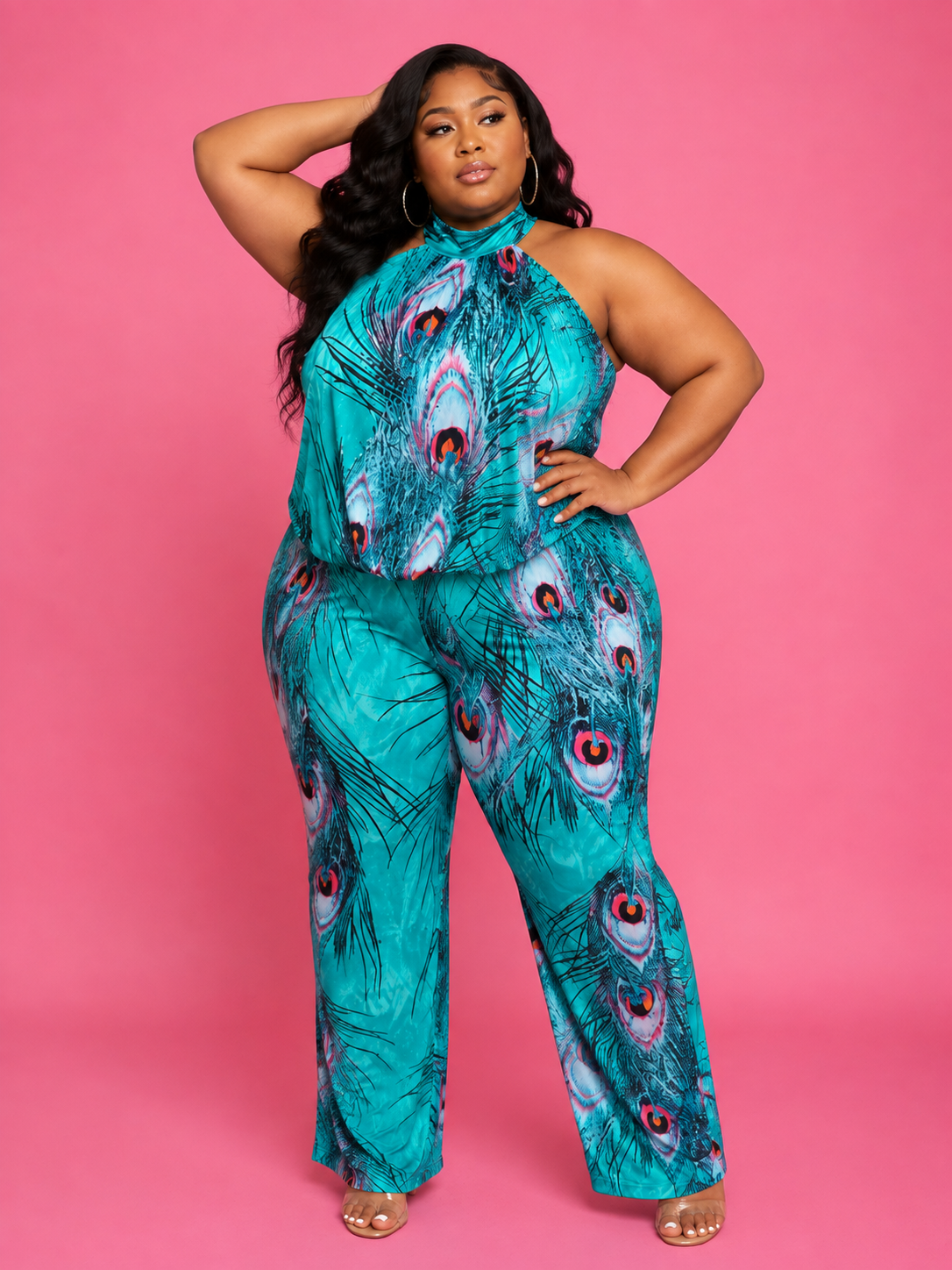 Peacock Dreams Jumpsuit