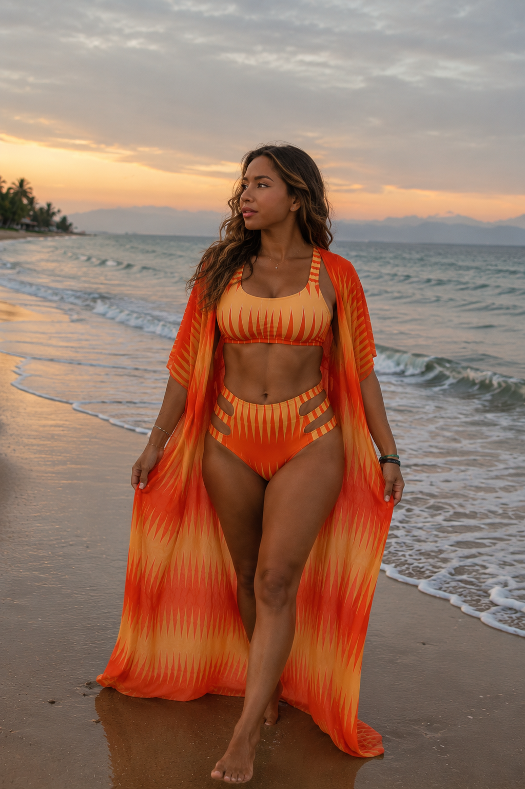 3-Piece Cut-Out Bikini Set