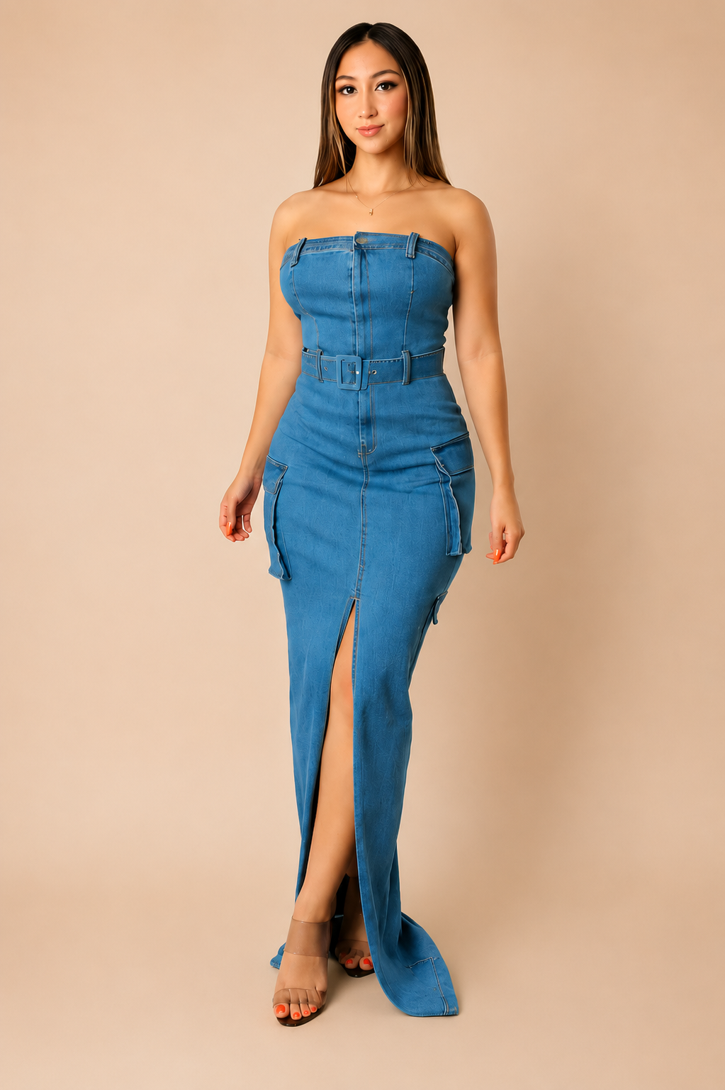 Model Jeans Dress