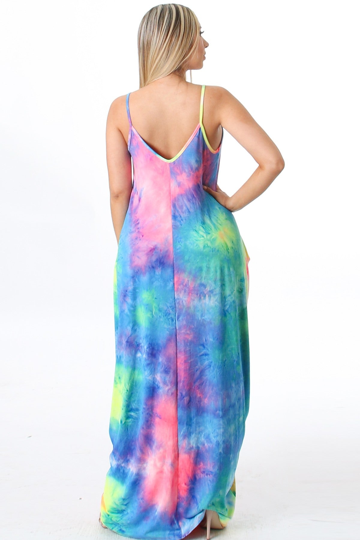 Long Tie Dye Dress