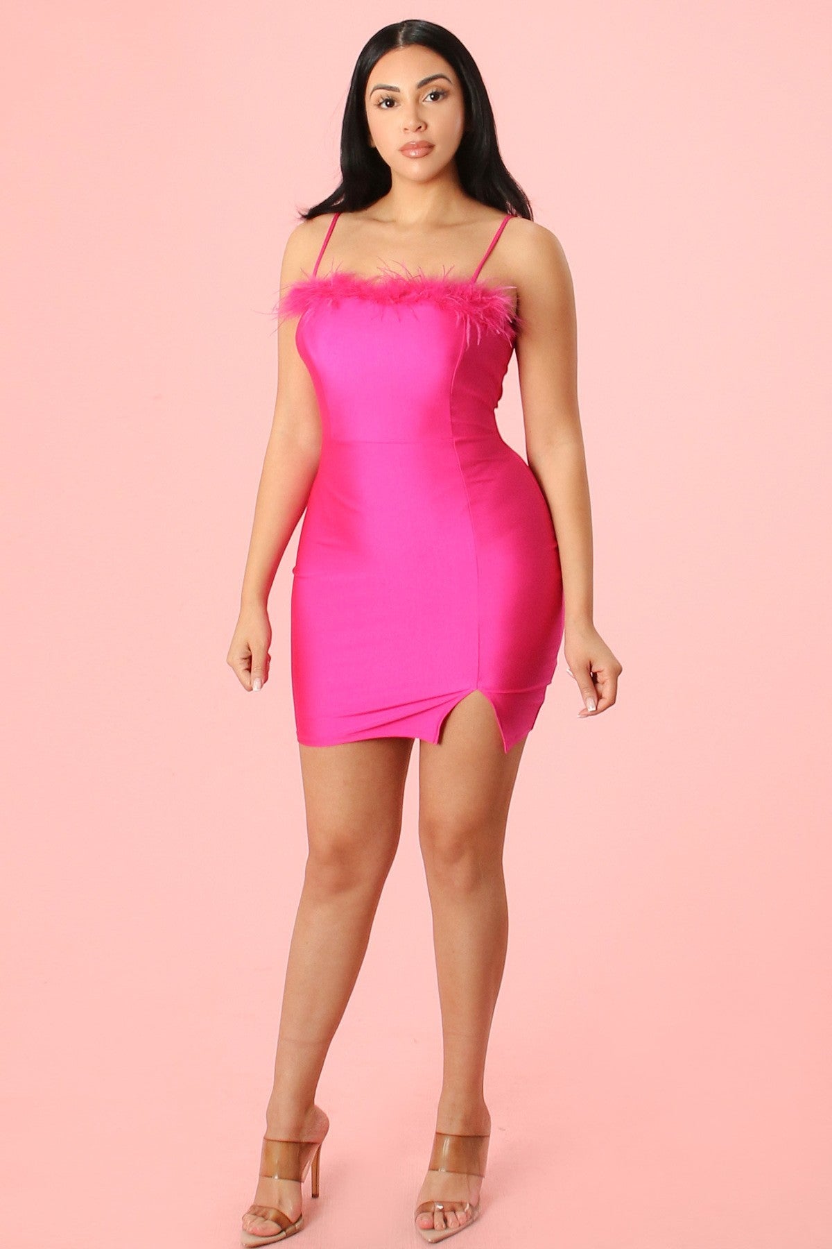 Mini Feather Dress