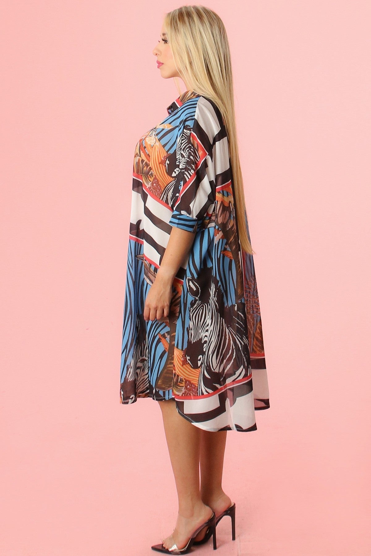 Oversize Safari Dress