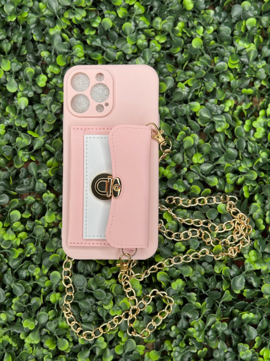 Pink/white iPhone 13 Pro Max Case