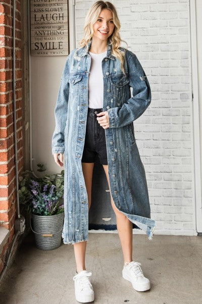 Long Denim Jacket