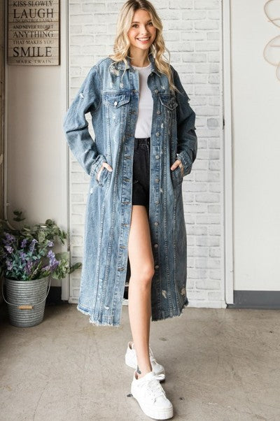 Long Denim Jacket