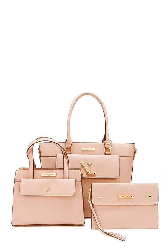 Diana Soft Mauve 3 Piece-Purse Set
