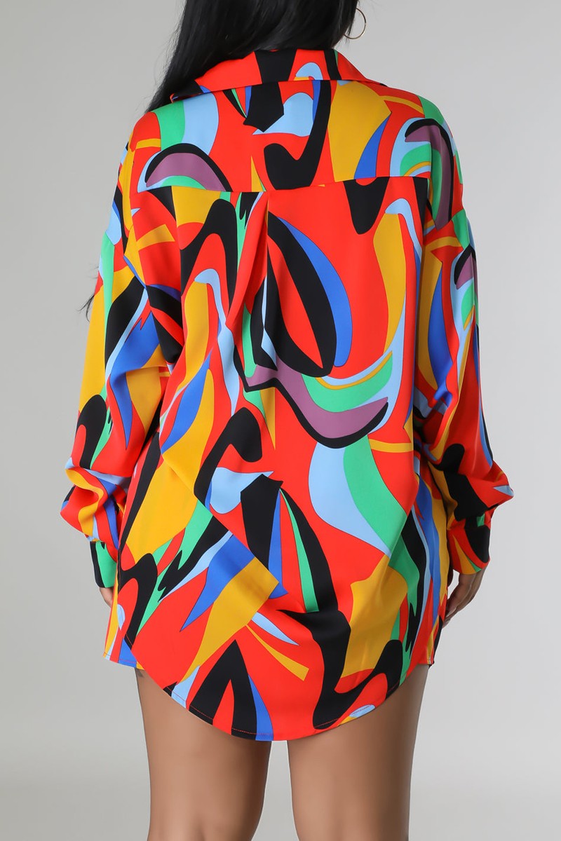 Multi Color 2-Piece Vacay Shorts Set