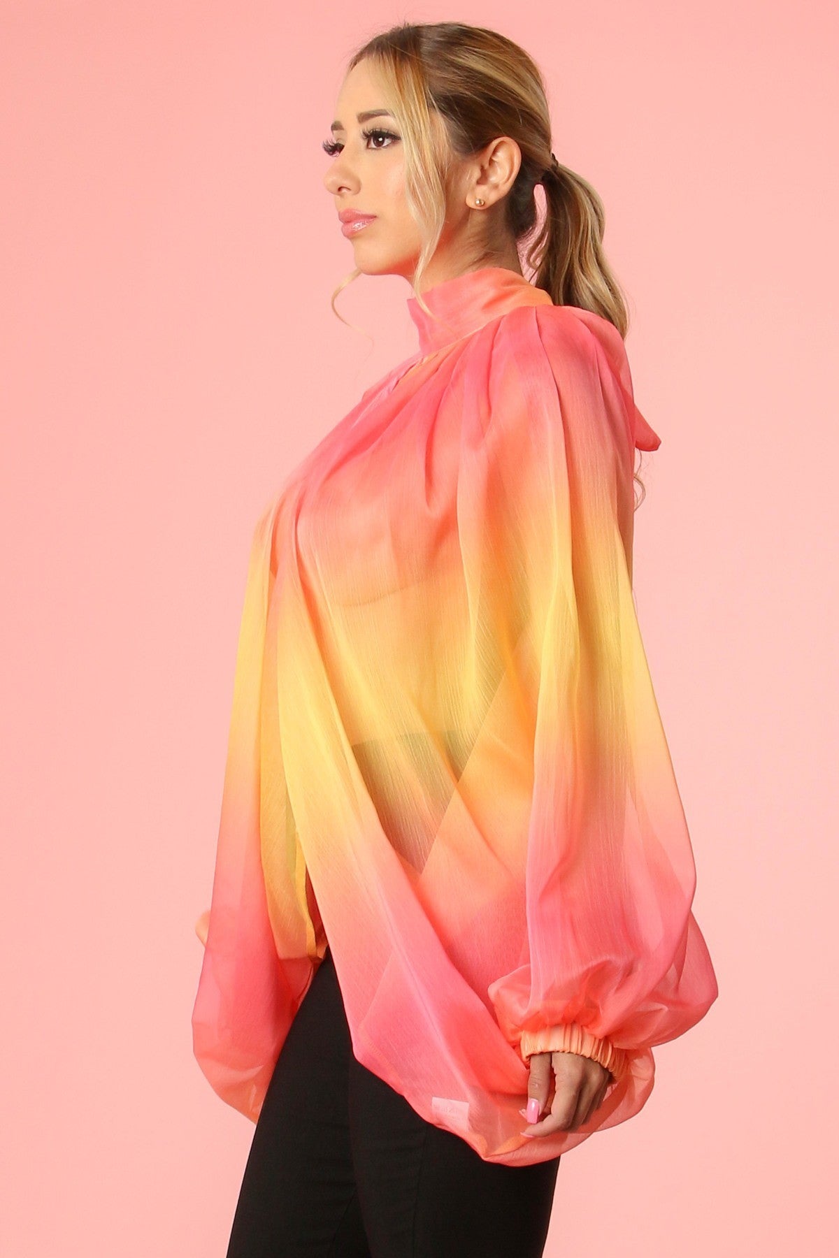 Multi Color Butterfly Top