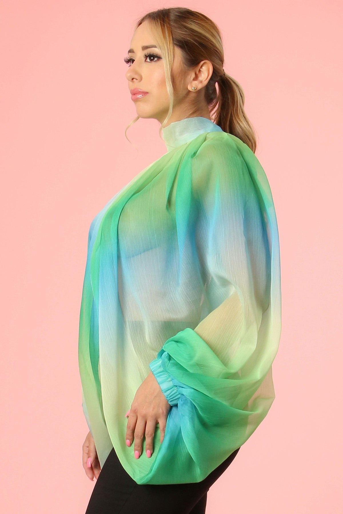 Multi Color Butterfly Top